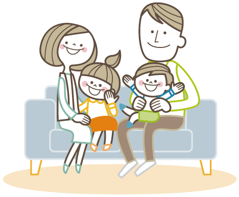 家族のイラスト