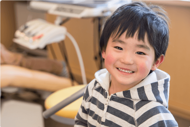 笑顔の男の子